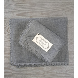 Coppia spugna BonTon, cemento, Chez-moi