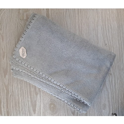 Telo doccia spugna BonTon cemento 100x150 cm