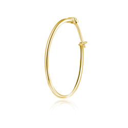 Orecchino cerchio singolo 25 mm oro