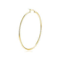 Orecchino cerchio singolo 50 mm oro