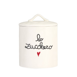 Barattolo Zucchero in ceramica con cuore, Simple day