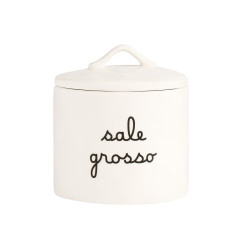 Barattolo in gres deco "Sale grosso", Simple Day