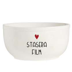 Insalatiera in gres porcellanato "Stasera film" D20cm, Simple day
