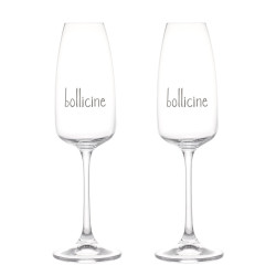 Set 2 flut "bollicine" 29 cl, Simple Day