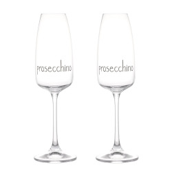 Set 2 flut "prosecchino" 29 cl, Simple Day