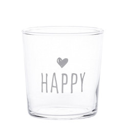 Set 6 Bicchieri acqua "Happy" 35,5cl, Simple Day