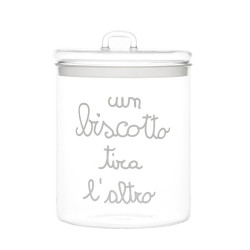 Barattolo "Un biscotto tira l'altro" D15cm, Simple Day
