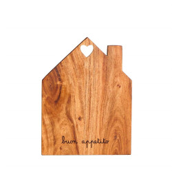 Tagliere casa "buon appetito" legno 23x30 cm, Simple day