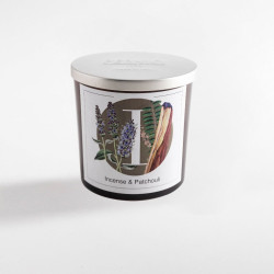 Candela "I" 350gr Incenso & Patchouli di Pernici