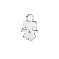 Charm mini Bambina con Cristallo