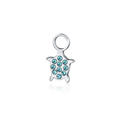 Charme mini tartaruga con cristalli