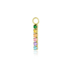 Charm tennis crist col Oro