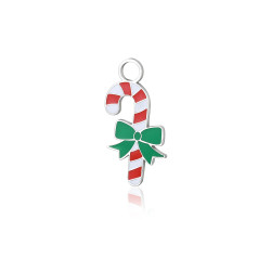 Mini charm bastoncino acciaio Brand