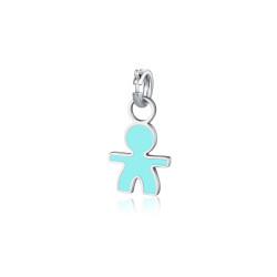 Charm mini bimbo turchese