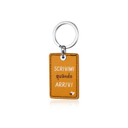 Porta chiavi Scrivimi quando arrivi