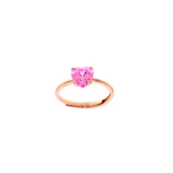 Anello pietra fuxia Medusa