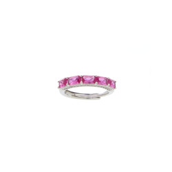 Anello pietre fuxia Medusa