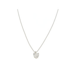 Collana con cuore bianco Medusa