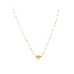 Colier cuore oro Medusa