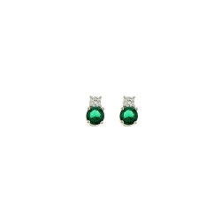 Orecchini pietra verde Medusa
