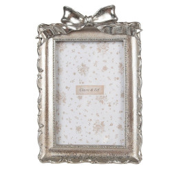 LUPIA - Cornice Portafoto In Legno Da Parete Shabby Chic GREY Grigia - Foto 3