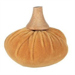 Zucca decorativa Piccola color arancio di Clayre & Eef