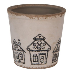 Vaso da fiori Piccolo color beige di Clayre & Eef