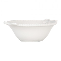 Coppetta in ceramica color bianco di Clayre & Eef
