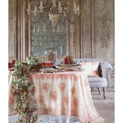 Tovaglia Devota ex voto 150x240 cm Blanc Mariclò
