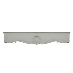 Cielo letto in legno Blanc Mariclò