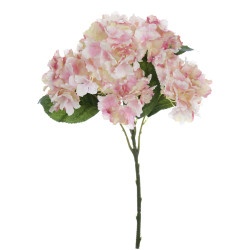 Ortensia artificiale rosa h57 cm, Blanc Mariclò