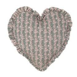 Cuscino a cuore 30x30 cm, Blanc Mariclò