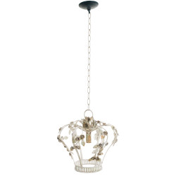 Lampadario in metallo Blanc Mariclò