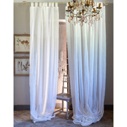 Tenda Spring Time bianco-deco beige Blanc Mariclò, 150x290 cm