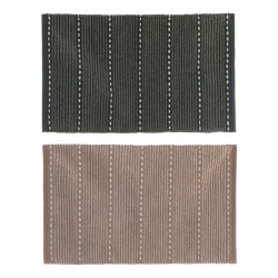 Tappeto marrone/beige 50x120 cm natural attitude, Blanc Mariclò