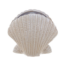 Decoro conchiglia 16x11x15 cm, Blanc Mariclò