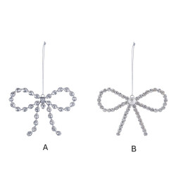 Fiocco 10x14 decoro natale 2 varianti di Blanc Mariclo