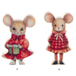 Decoro di natale a forma di topolino rosso di Blanc Mariclo