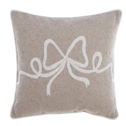 Cuscino con fiocco di Blanc Mariclo