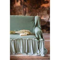 Copridivano Verde 160x280x50 cm, Blanc Mariclò