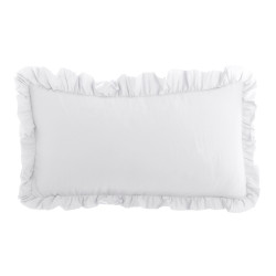 Copriguanciali, set 2pz bianco, "Acquarello", Blanc Mariclò, 50x80 cm