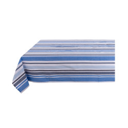 Tovaglia 140x180 cm variante righe azzurre, Blanc Mariclò