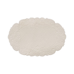 Tovaglietta americana naturale, ovale, 20x30 cm, Blanc Mariclò