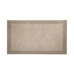 Tappeto arredo tortora "Crepuscolo toscano" Blanc Mariclò, 65x110 cm