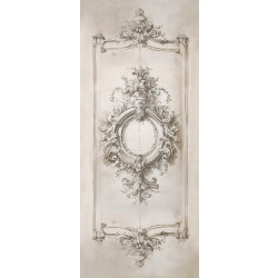 Tappeto arredo "Baroque" Blanc Mariclò, 74x180 cm