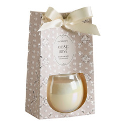 Candela profumata Mathilde M, fragranza Musc Irisé 170gr