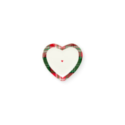 Vassoio cuore Piccolo Nuvole di stoffa