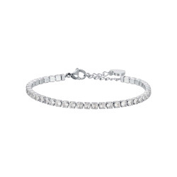 Bracciale tennis acciaio Luca Barra