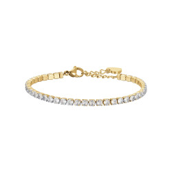 Bracciale tennis acciaio Luca Barra