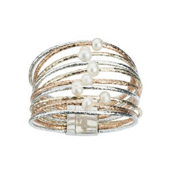 Bracciale multifilo metalizzato Barbieri Creazioni